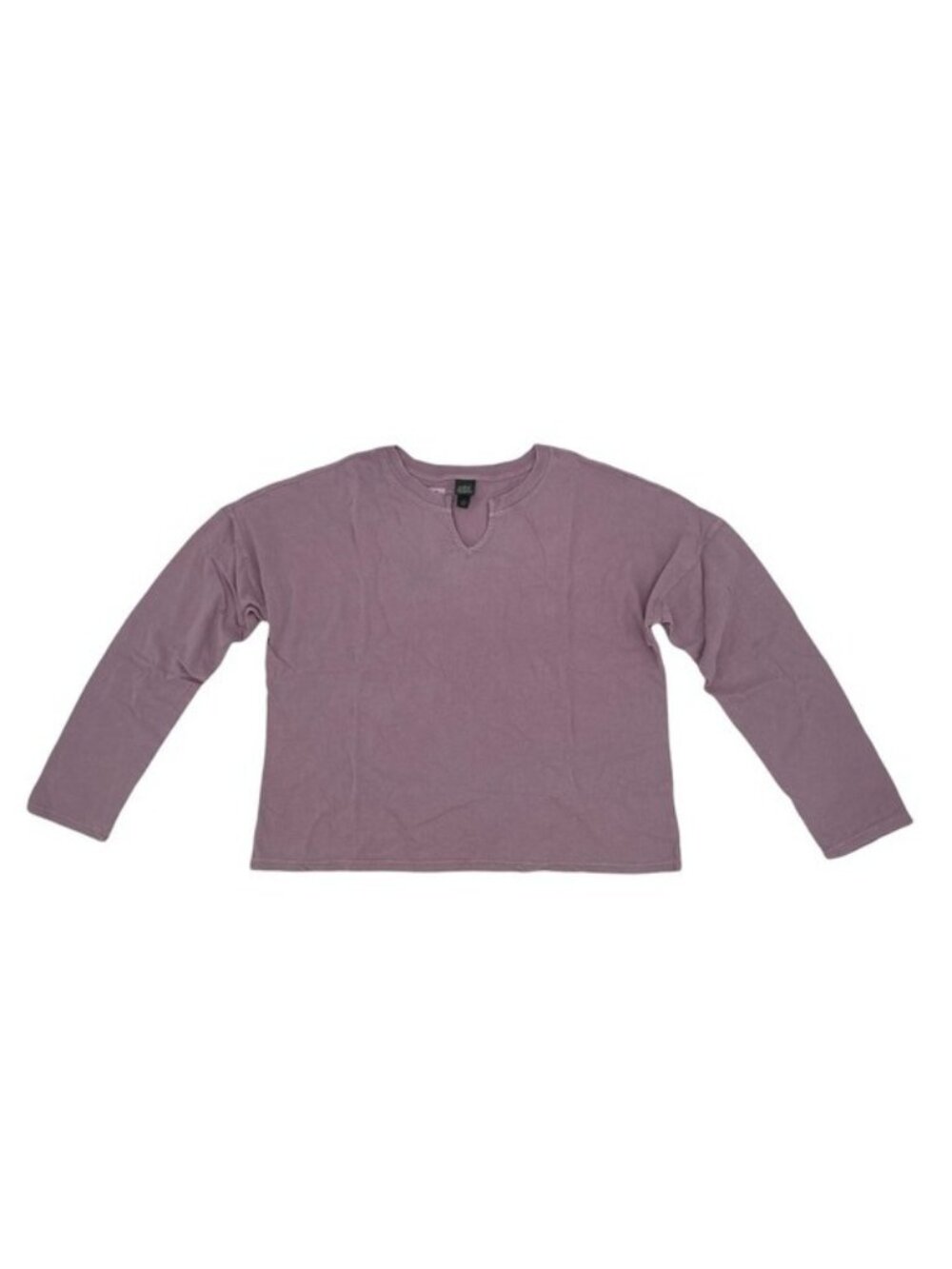 Wild Fable Womens Purple Long Sleeve Cotton Top Size M